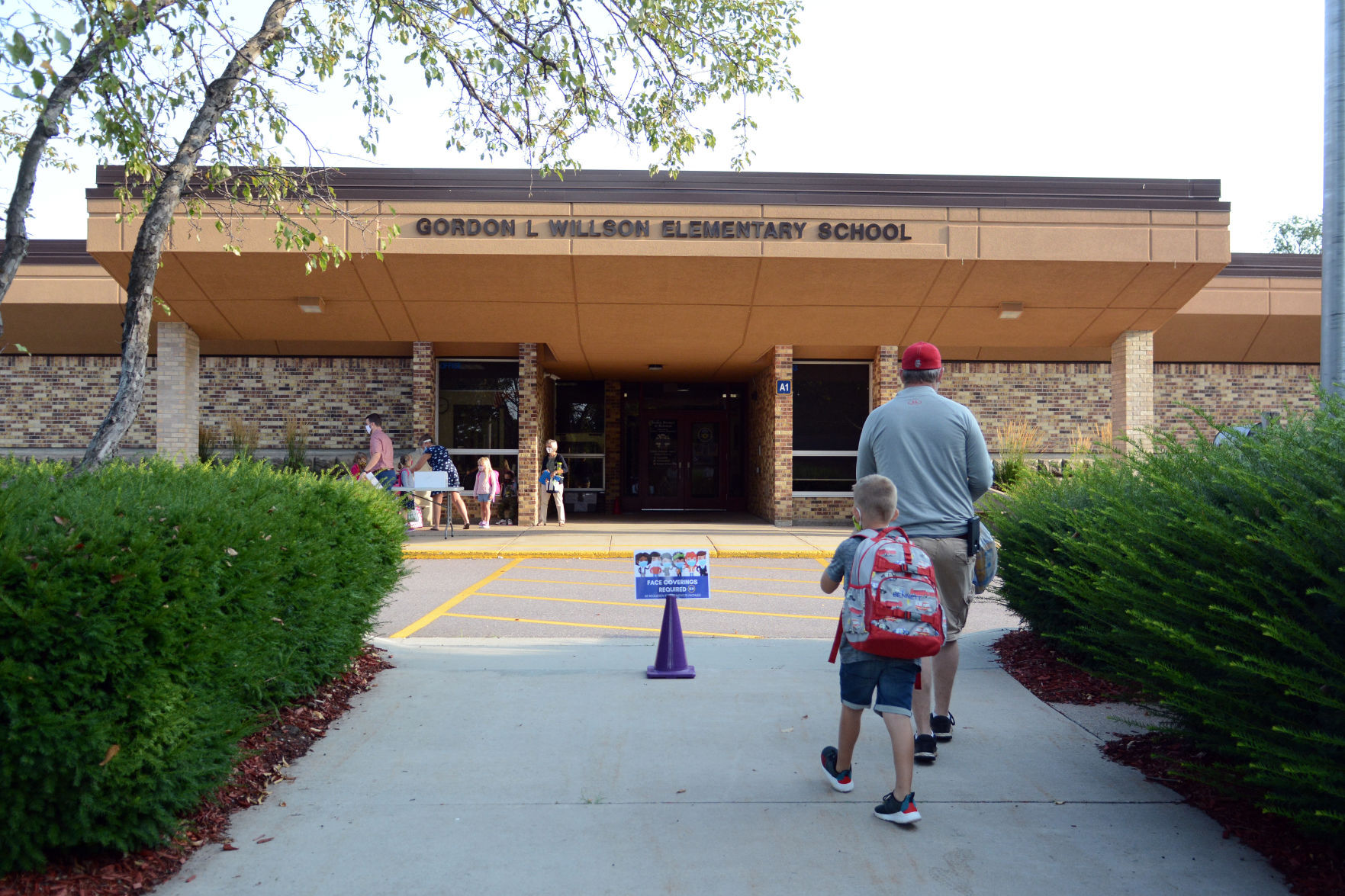 First day of school 2020 in Baraboo
